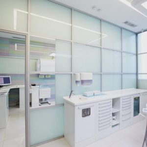 Противопожарная перегородка для медицинских учреждений / серия FRM5539