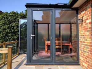 Противопожарная дверь для веранды / серия FRM33238